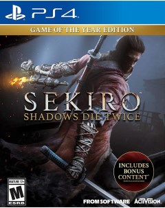 Игра Sekiro Shadows Die Twice Game of the Year Edition PS4 русские субтитры Activision