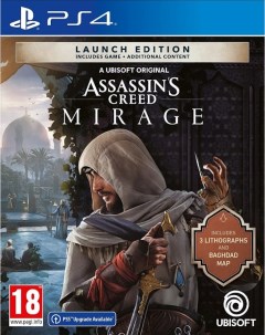 Игра Assassin s Creed Mirage Launch Edition PlayStation 4 русские субтитры Ubisoft