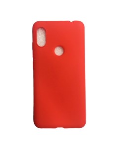 Чехол матово силиконовый для Xiaomi Redmi 6 Pro Mi A2 lite Red Nobrand