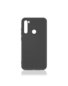 Чехол матово силиконовый soft touch для Redmi Note 8 2021 черный Df