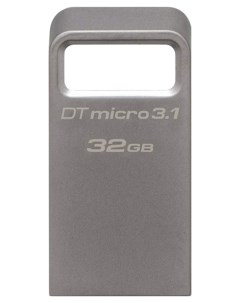 Флешка DataTraveler Micro 32ГБ Silver DTMC3 32GB Kingston