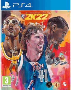 Игра NBA 22 75th Anniversary Edition PlayStation 4 полностью на иностранном языке 2к