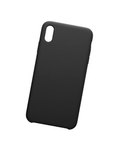 Чехол силиконовый для iPhone XS Max черный Nobrand