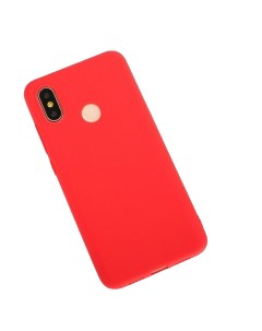 Чехол матово силиконовый для Xiaomi Note 5 5 Pro Red Nobrand