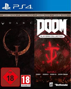Игра Quake DOOM Slayers Collection PS4 на иностранном языке Bethesda
