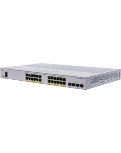 Коммутатор CBS250 24P Smart 24 port GE Full PoE 4x10G SFP Cisco
