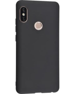 Чехол матово силиконовый для Xiaomi Note 5 5 Pro Black Nobrand