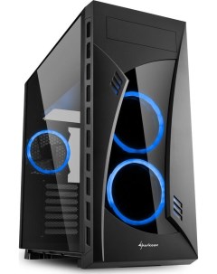 Корпус компьютерный NIGHT SHARK BLUE Black Sharkoon