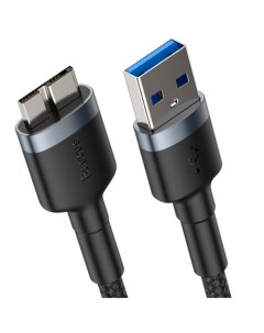 Кабель USB 3 0 A USB 3 0 Micro B 1м Cafule Cable Темно серый CADKLF D0G Baseus