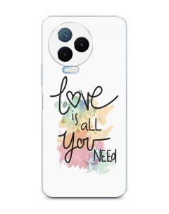 Чехол на Infinix Note 12 Pro 4G Note 12 2023 Love is all you need Homey