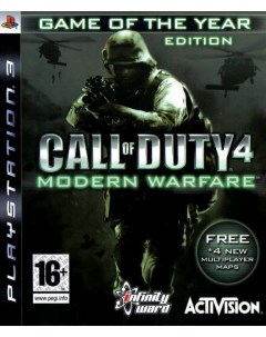 Игра Call of Duty 4 Modern Warfare Game of the Year Edition PS3 на иностранном языке Activision
