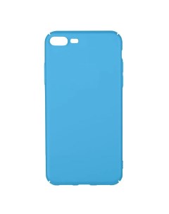 Ультратонкий пластиковый чехол Soft Touch для iPhone 7 Plus Голубой Bruno