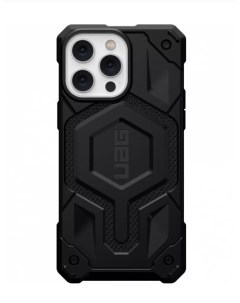 Чехол Uag Monarch для iPhone 14 Pro Max чёрный кевлар Kevlar Black Nobrand