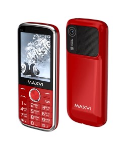 Мобильный телефон P30 красный Maxvi