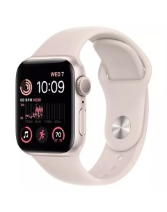 Часы Watch Series SE 2023 GPS Cell 44мм Aluminium Sport Loop Starlight Apple