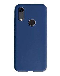 Чехол матово силиконовый для Huawei Y6 2019 Honor 8A Blue Nobrand