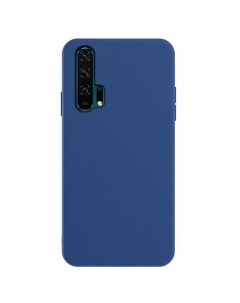 Чехол матово силиконовый для Huawei Honor 20 Pro Blue Nobrand