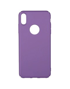 Пластиковый чехол Soft Touch для iPhone X XS Фиолетовый Bruno