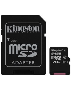 Карта памяти Micro SDHC SDCS 64GB Kingston