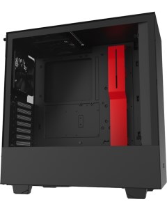 Корпус компьютерный H510 CA H510B BR Red Black Nzxt