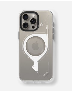 Чехол для iPhone 15 Pro A15 Cristal MagSafe кристально прозрачный магнитный Aulumu