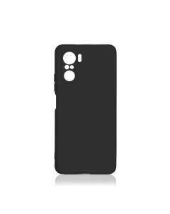 Чехол матово силиконовый soft touch для Xiaomi Redmi K40 черный Df