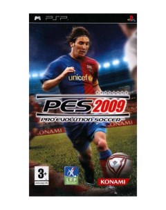 Игра Pro Evolution Soccer 2009 PSP полностью на иностранном языке Konami