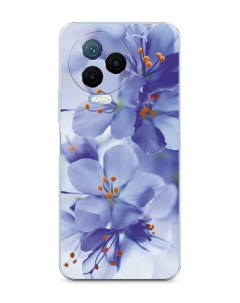 Чехол на Infinix Note 12 Pro 4G Note 12 2023 Фиолетовые цветки Homey