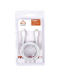 Дата кабель A0605036 USB Type C Lightning 1 м белый Arnezi
