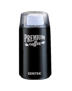 Кофемолка CT 1360 Black 250 Вт 45 г 5 чашек ароматного кофе прозрачная крышка Centek