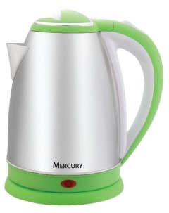 Чайник электрический MC 6616 2 л серебристый зеленый Mercury