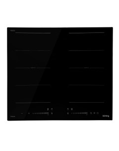 Встраиваемая варочная панель индукционная HIB 68900 B iMove черный Korting