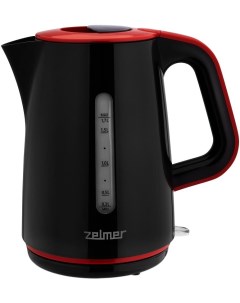 Чайник электрический ZCK7620R 1 7 л черный красный Zelmer