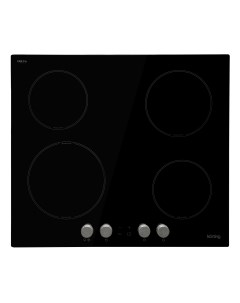 Встраиваемая варочная панель индукционная HI 61071 KB черный Korting