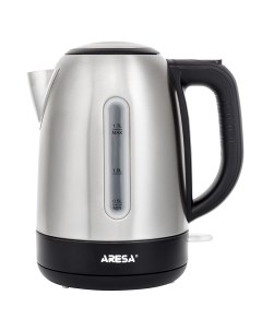 Чайник электрический AR 3436 1 7 л серебристый черный Aresa