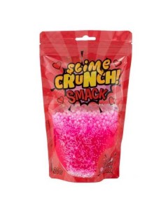 Слайм Волшебный мир Crunch SMACK с ароматом земляники 200 гр Slime