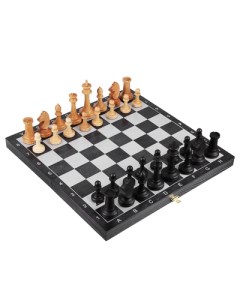 Шахматы гроссмейстерские буковые рисунок серебро 40x20x6см 539 064 Россия