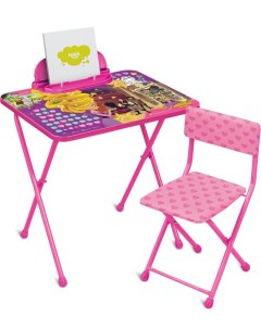 Комплект детской мебели Рапунцель стол стул Nika