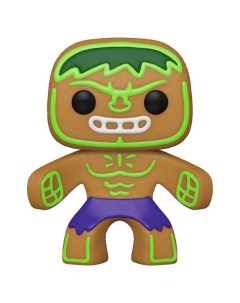 Фигурка Funko POP Bobble Marvel Holiday Gingerbread Hulk Nobrand