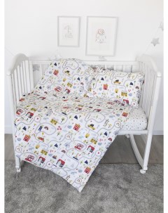 Детское постельное белье в кроватку для новорожденных ясли поплин DC1163 Baby nice