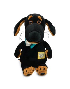 Мягкая игрушка Ваксон BABY с сердцем подвеской черный 19 см Басик и ко