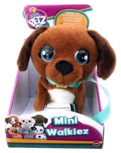 Интерактивная игрушка Club Petz Mini Walkiez Щенок Chocolab Imc toys