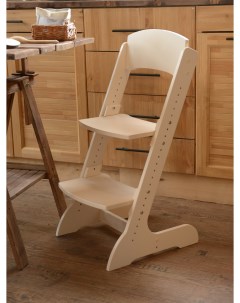 Растущий стул ALPIKA BRAND ECO materials Classic Слоновая кость с 1 го года жизни Alpika brand