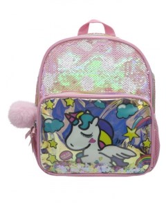Рюкзак детский с блестками Unicorn цвет розовый Михимихи