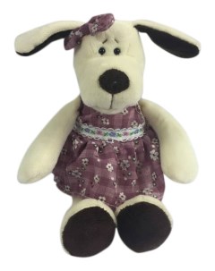 Мягкая игрушка Собака в платье 16 см Teddy