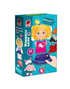 Магнитная игра кукла одевашка Николь RK2120 01 Nikole Little fashion girl Roter kafer