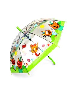 Зонт трость детский Три Кота полуавтоматический дизайн 1 Nd play