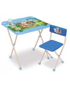 Комплект детской мебели Кто чей малыш стол стул Nika