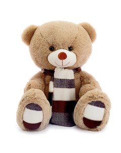Мягкая игрушка Медведь Мартин цвет кофейный 90 см Любимая игрушка
