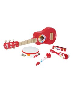 Набор музыкальных инструментов Confetti красный Janod